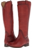 Burnt Red Soft Vintage Leather Frye Melissa Tall Riding for Women (Size 6.5)