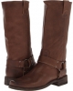 Taupe Tumbled Full Grain Frye Smith Harness Tall for Women (Size 9.5)