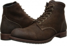 Dark Brown Waxed Suede Frye Logan Cap Toe for Men (Size 11)