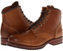 Cognac Soft Vintage Leather Frye Logan Cap Toe for Men (Size 12)