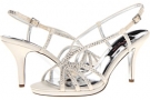 Ivory Satin Nina Bobbie for Women (Size 7.5)