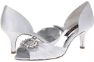 Silver Satin Nina Crystah for Women (Size 9)