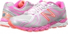 Silver/Pink New Balance W870v3 for Women (Size 9)