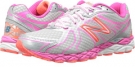 Silver/Pink New Balance W870v3 for Women (Size 12)