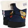 Rocket/Navy Blue Stonz Baby Booties Linerz for Kids (Size 8)