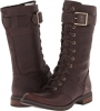 Dark Brown Forty Leather Timberland Earthkeepers Savin Hill Mid Boot for Women (Size 7.5)