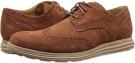 Woodbury/Gum Suede Cole Haan LunarGrand Wing Tip for Men (Size 8.5)