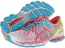 White/Teaberry/Yellow ASICS Gel-Kinsei 5 for Women (Size 8)