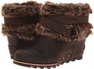 Dark Brown SOREL Joan Of Arctic Wedge Ankle for Women (Size 6)