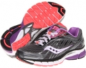 Grey/Purple/Vizipro Coral Saucony Ride 6 W for Women (Size 7.5)