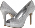 Silver Fabric Nine West Camya for Women (Size 12)