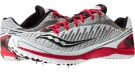 White/Black/Red Saucony Kilkenny XC5 Spike for Men (Size 7.5)