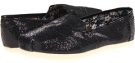 Black Metallic Roper Metallic Ballerina Shoe for Women (Size 5.5)