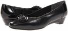 Black Kid/Patent Rose Petals Bean for Women (Size 5.5)