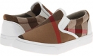 White Burberry Kids Linus for Kids (Size 6.5)