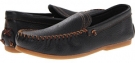 Black Leather Minnetonka Venetian Slip-On for Men (Size 7)