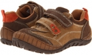 Dark Brown Suede/Orange Jumping Jacks Kids Mack for Kids (Size 10)