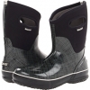 Black Bogs Linen Mid Classic for Women (Size 8)