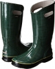 Dark Green Bogs Linen Rainboot for Women (Size 6)