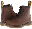 Dark Brown Burnished Wyoming Dr. Martens Kid's Collection Brooklee 8-Eye Boot for Kids (Size 7)