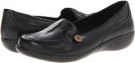 Black Leather Clarks England Ashland Scurry for Women (Size 6.5)