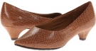 Cognac Shiny Snake Soft Style Alesia for Women (Size 9)