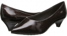 Dark Brown Pearlized Patent Soft Style Alesia for Women (Size 9.5)