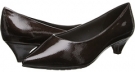 Dark Brown Pearlized Patent Soft Style Alesia for Women (Size 10)