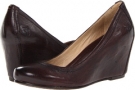 Dark Brown Antique Soft Full Grain Frye Carson Wedge Pump for Women (Size 8.5)