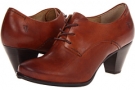 Cognac Soft Vintage Leather Frye Phoebe Oxford for Women (Size 6.5)