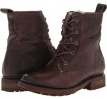 Dark Brown Antique Soft Vintage/Shearling Frye Valerie Lace Up for Women (Size 7.5)