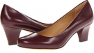 Merlot Glazed Kid Leather Trotters Penelope for Women (Size 8)