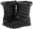 Shiny TNF Black/TNF Black The North Face Thermoball Micro-Baffle Bootie for Women (Size 8)