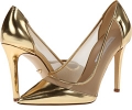 Gold Specchio/Nude Mesh Diane von Furstenberg Bianca for Women (Size 9.5)