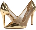 Gold Specchio/Nude Mesh Diane von Furstenberg Bianca for Women (Size 6.5)