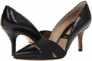 Black Smooth Calf/Elastic Michael Kors Collection Stephanie for Women (Size 5.5)