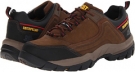 Dark Brown Suede/Nubuck Caterpillar Crompton ST for Men (Size 7.5)