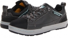 Dark Grey/Mint Smooth Pigmented Leather Caterpillar Brode ST for Women (Size 8)