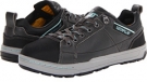 Dark Grey/Mint Smooth Pigmented Leather Caterpillar Brode ST for Women (Size 7)