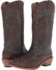 Grey/Brown Roper 12 Eagle Overlay Snip Toe Boot for Women (Size 6.5)