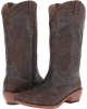 Grey/Brown Roper 12 Eagle Overlay Snip Toe Boot for Women (Size 10.5)