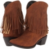 Tan Roper 8 Fringe Boot for Women (Size 10)