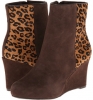 Ebano/Brown Leopard Print Rockport Seven To 7 85mm Wedge Bootie for Women (Size 5)