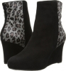 Black/Grey Leopard Print Rockport Seven To 7 85mm Wedge Bootie for Women (Size 5)