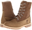 Taupe Timberland Authentics Teddy Fleece Fold-Down for Women (Size 6)