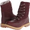 Dark Burgundy Timberland Authentics Teddy Fleece Fold-Down for Women (Size 6)