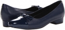 Navy Kid Leather Fitzwell Estella for Women (Size 7)