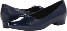 Navy Kid Leather Fitzwell Estella for Women (Size 6)