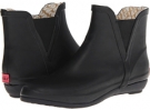 Black Chooka V-Gore Wedge Bootie for Women (Size 6)