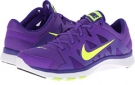 Hyper Grape/Dark Concord/Black/Volt Nike Flex Supreme TR II for Women (Size 5)